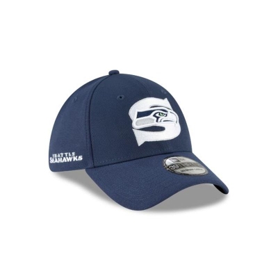 Sapca New Era Seattle Seahawks NFL Logo Mix 39THIRTY Stretch Fit - Albastri